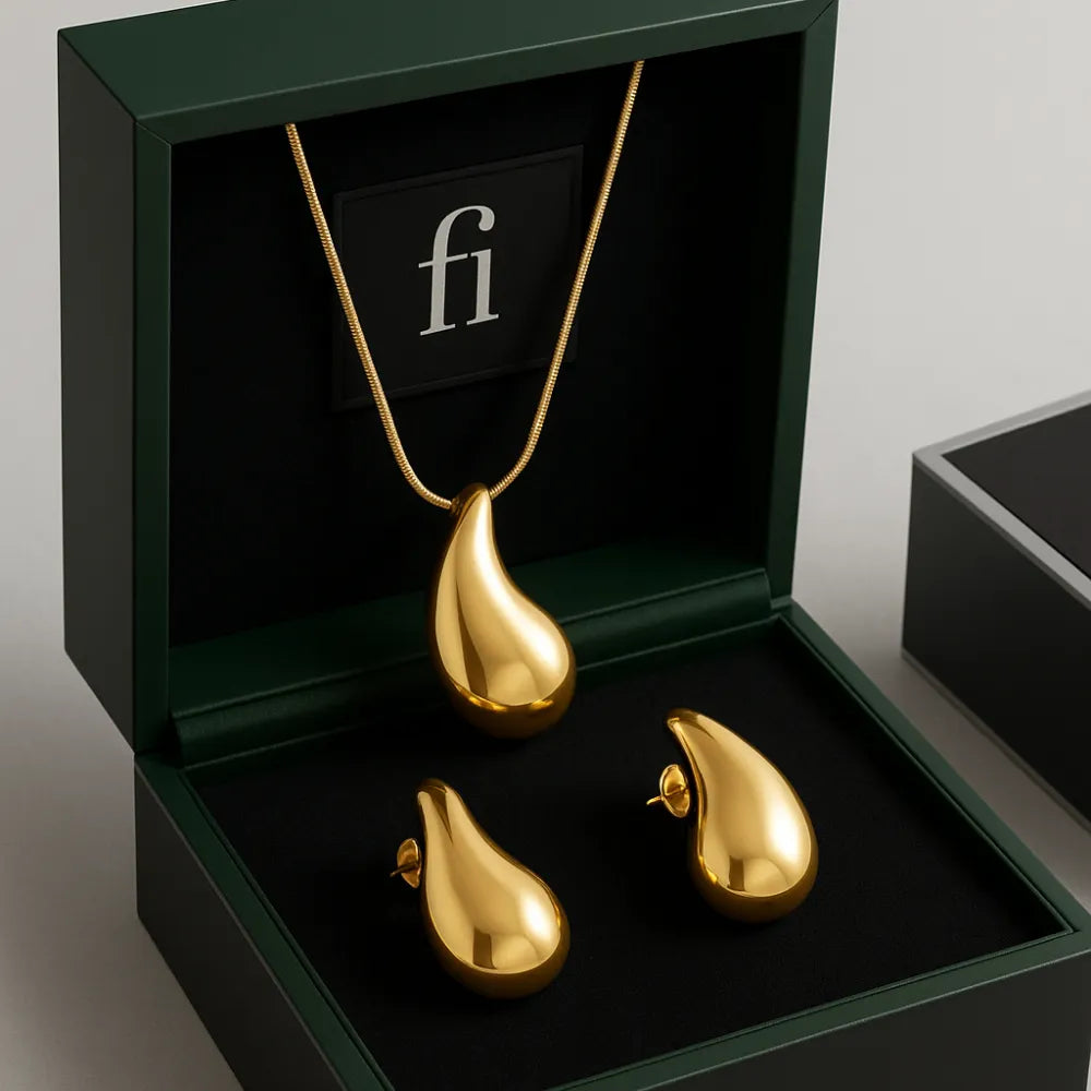 Lacrima oorbellen + cadeau - ByFirenzzi