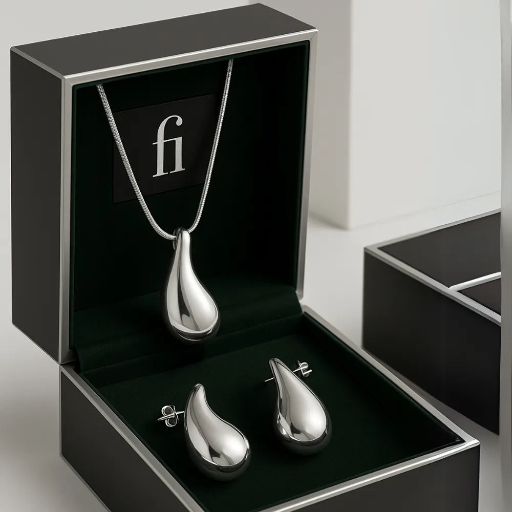 Lacrima oorbellen + cadeau - ByFirenzzi
