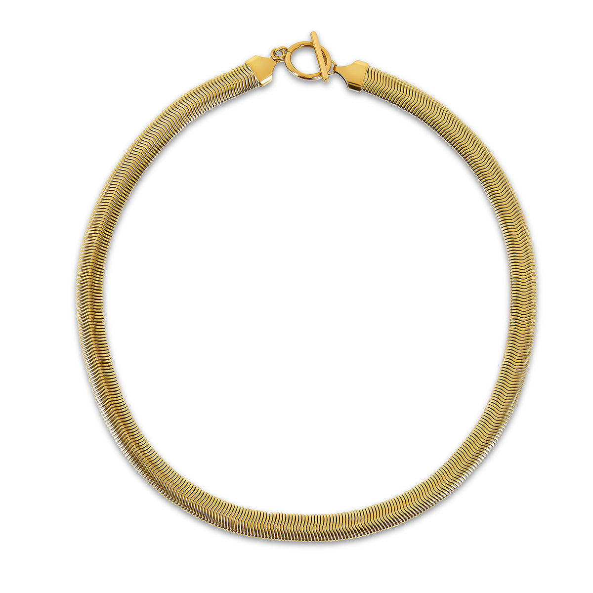 Kraagslang Banhado a Ouro 18k - ByFirenzzi