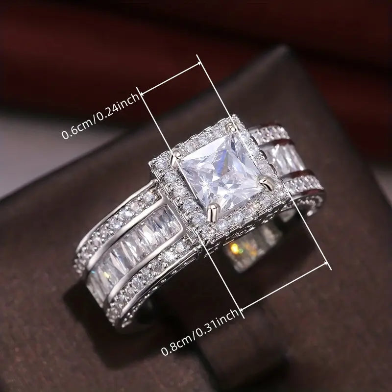925 Sterling Zilveren Zand Monarchie Ring – ByFirenzzi