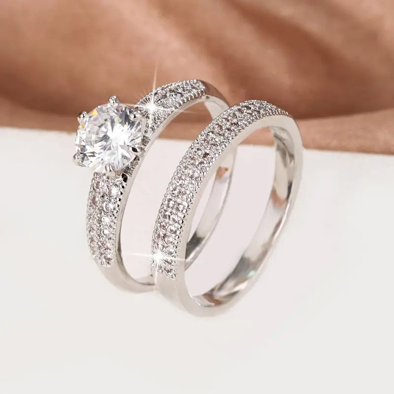 18k Gold-Plated Ardella Ring Set – By Firenzzi