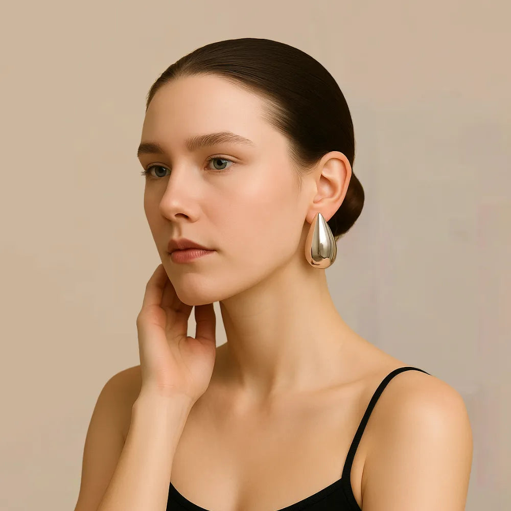 Lacrima oorbellen + cadeau - ByFirenzzi