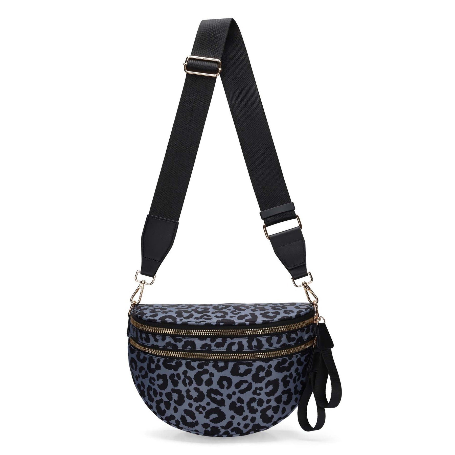Geruite Crossbody Riemtas voor Dames - Ruime Heuptas voor Moeders & Dagelijks Reizen