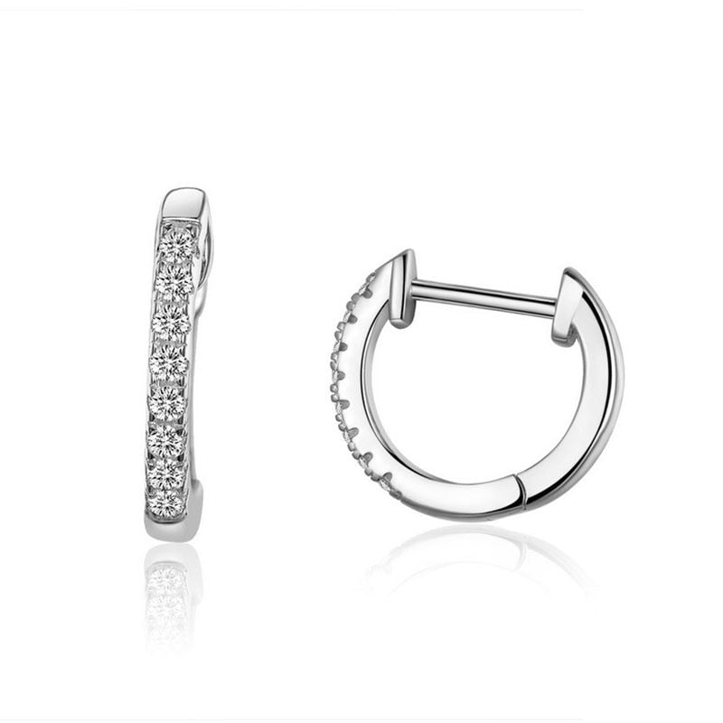 Brinco Argola Julia met Zircônia - ByFirenzzi