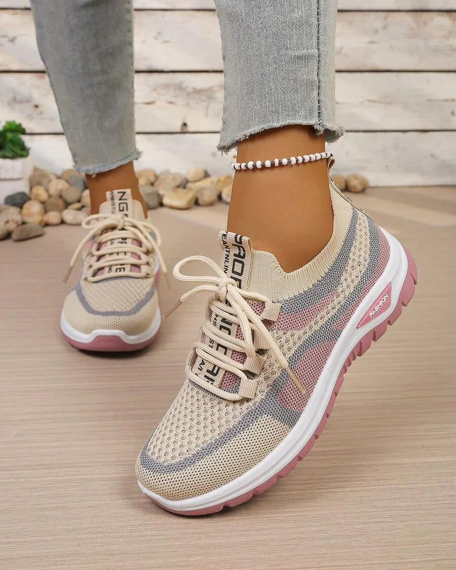 Lyra Motion – Ademende gebreide comfortabele sneakers