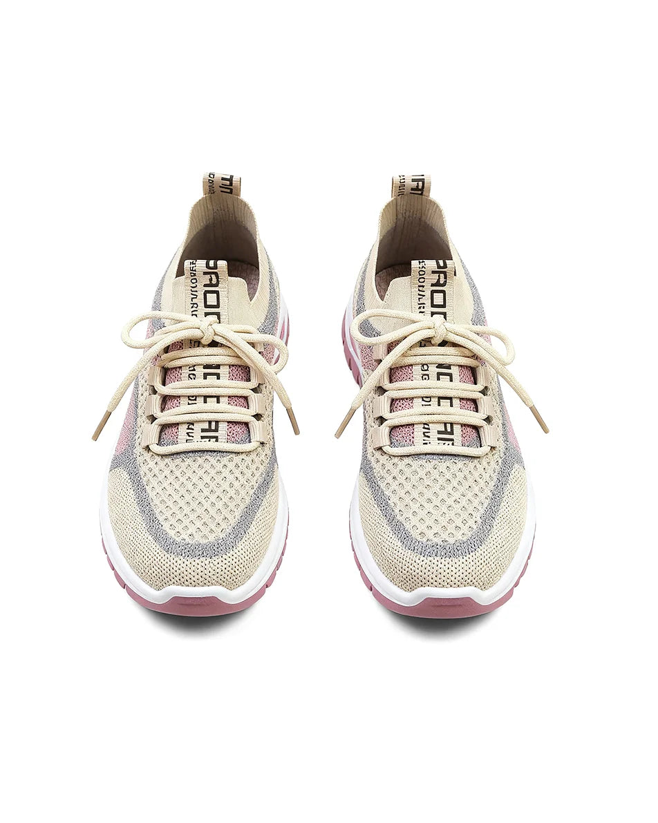 Lyra Motion – Ademende gebreide comfortabele sneakers