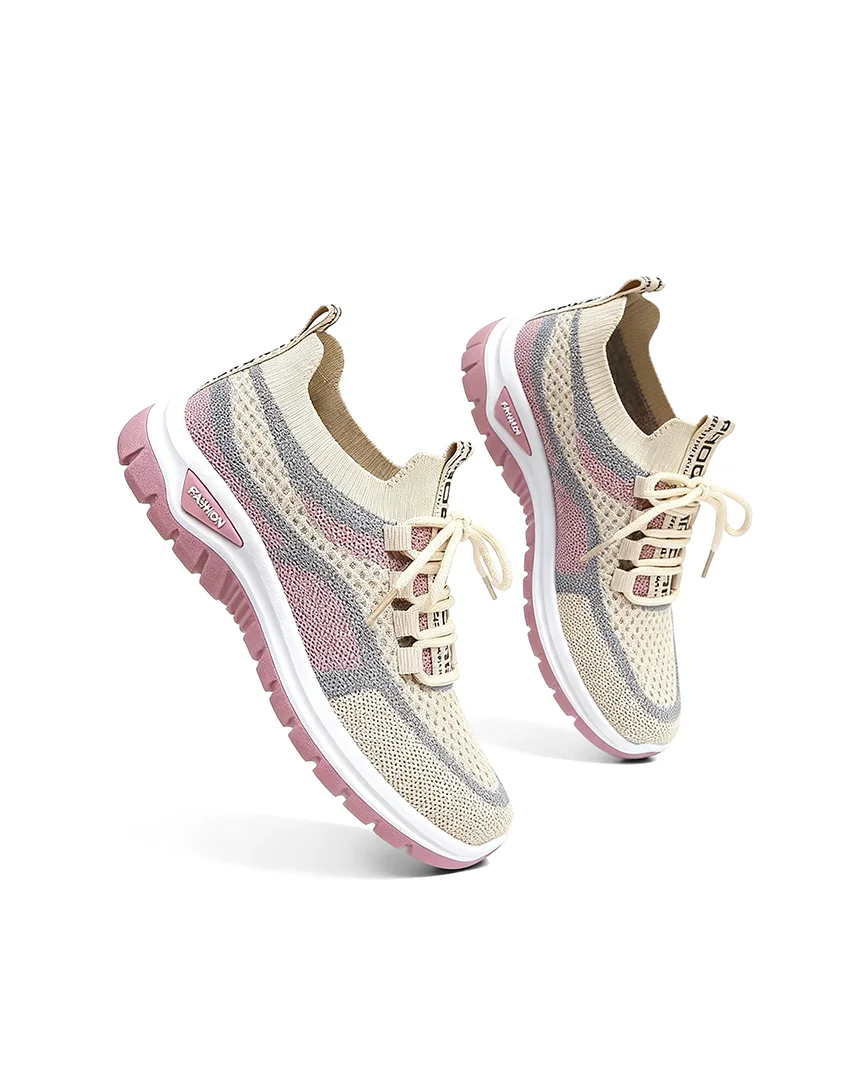 Lyra Motion – Ademende gebreide comfortabele sneakers