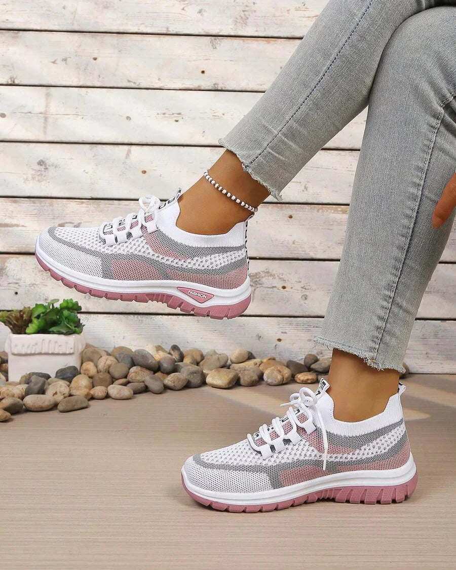 Lyra Motion – Ademende gebreide comfortabele sneakers