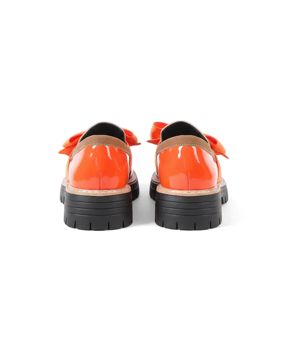 Valerie Bow platform loafers