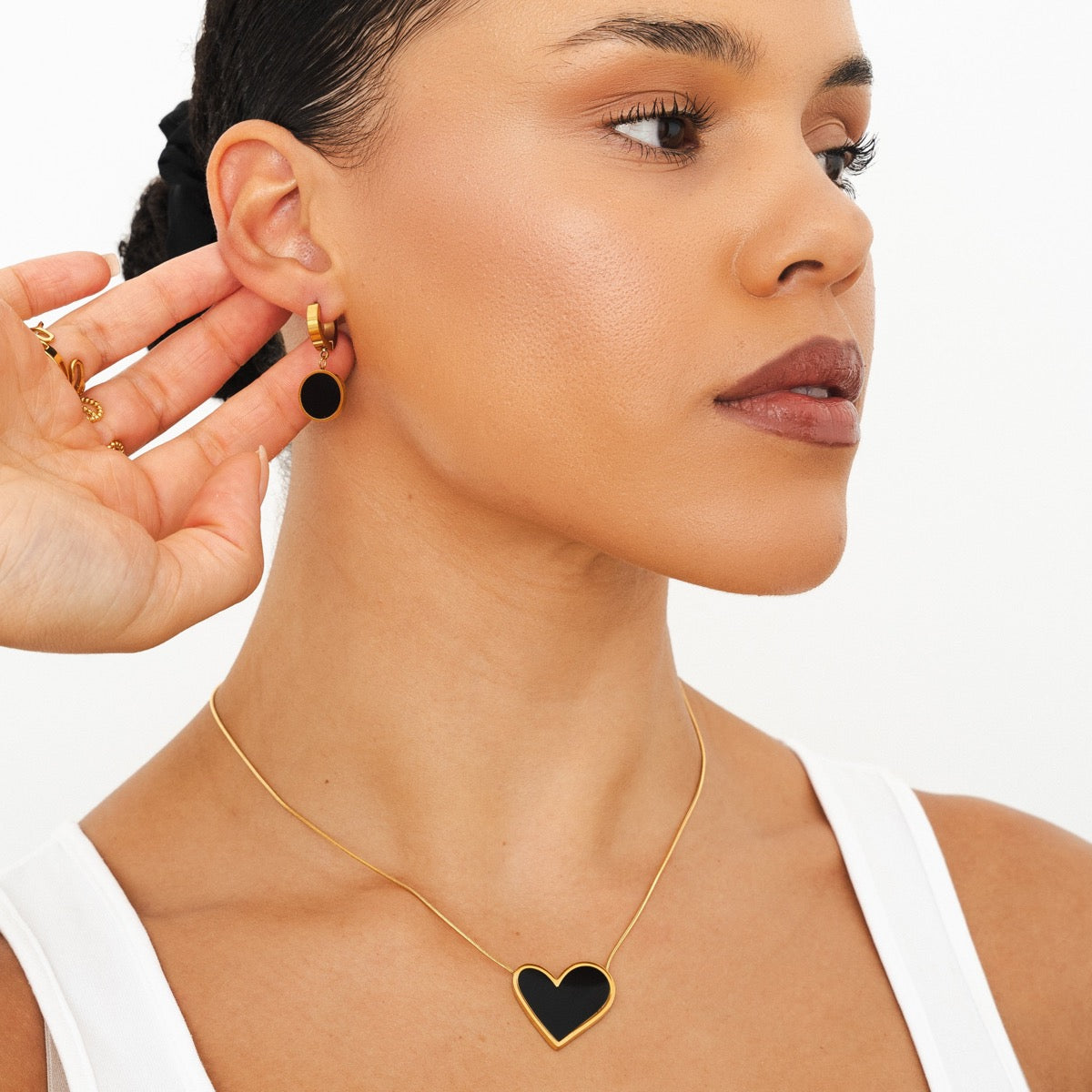 Colar Coração Banhado a Ouro 18k - ByFirenzzi