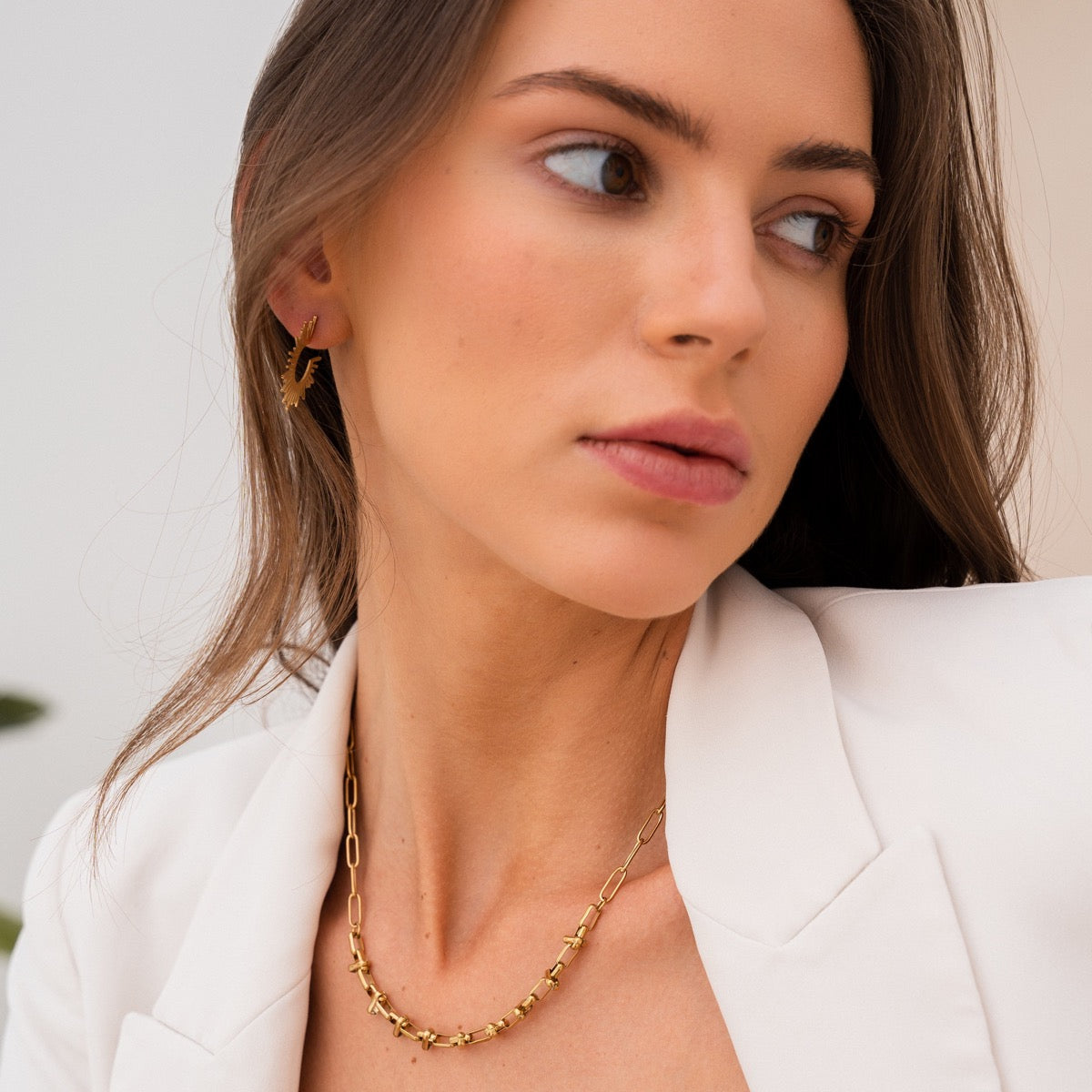 Kraag Choker Banhado a Ouro 18k - ByFirenzzi