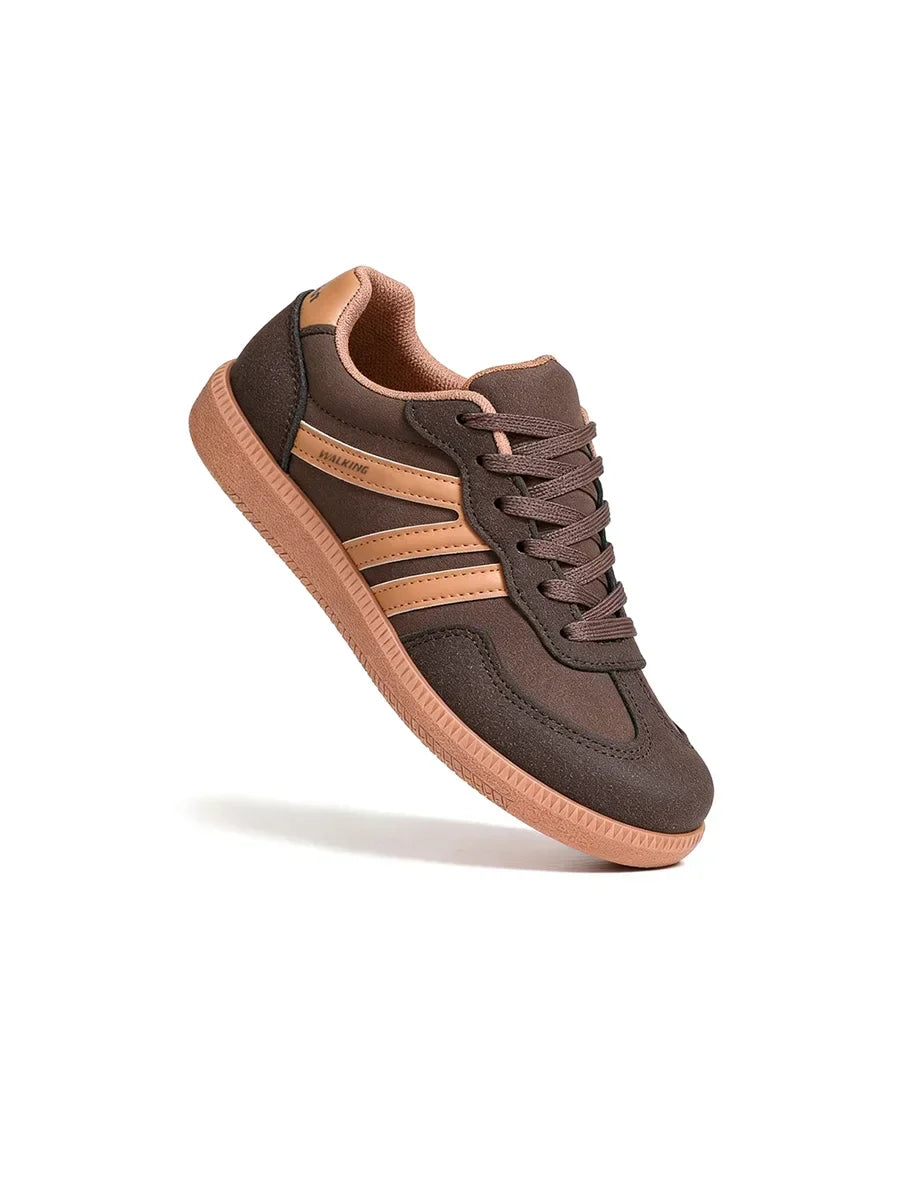 Camden Court bruine rubberen sneakers