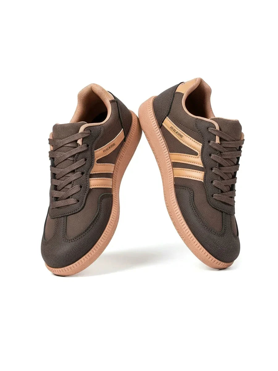 Camden Court bruine rubberen sneakers