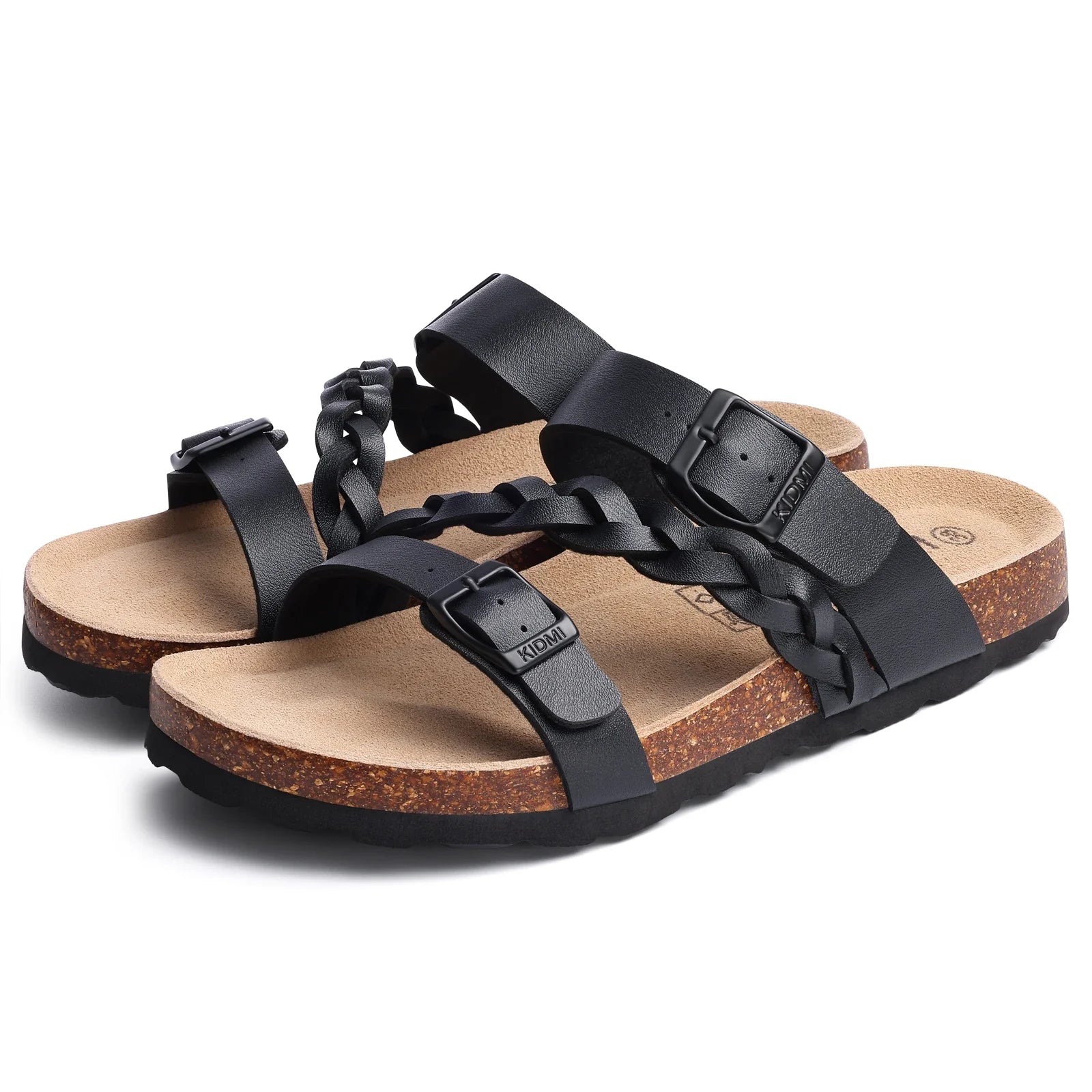 Arden gevlochten kurk comfortabele sandalen