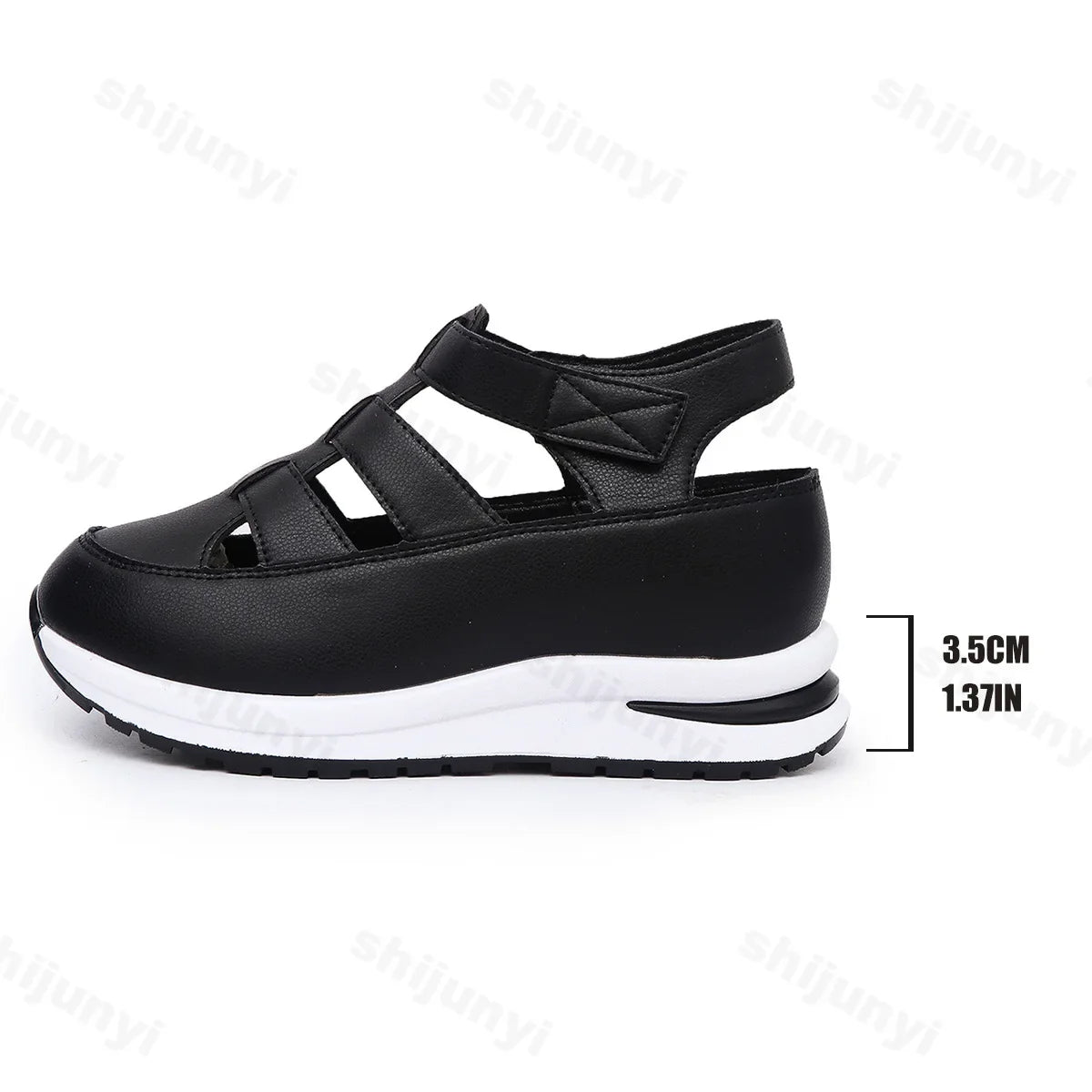 Solenne casual platform sandalen