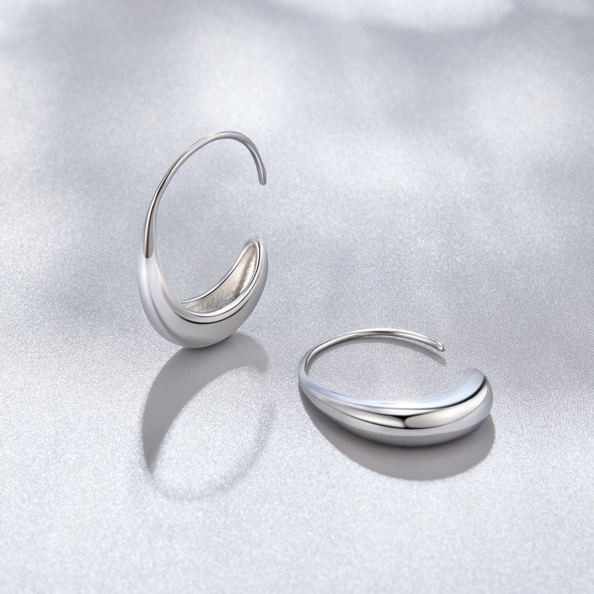Classic Hoop Earrings in 925 Sterling Silver – ByFirenzzi