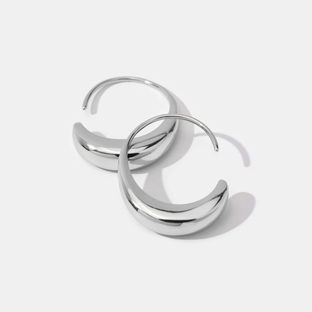 Classic Hoop Earrings in 925 Sterling Silver – ByFirenzzi