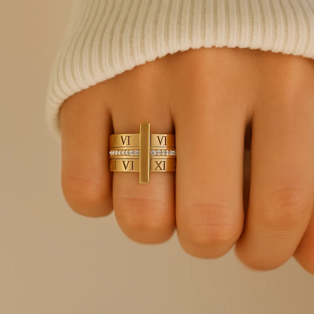 18k vergulde Imperium Lux ring – ByFirenzzi