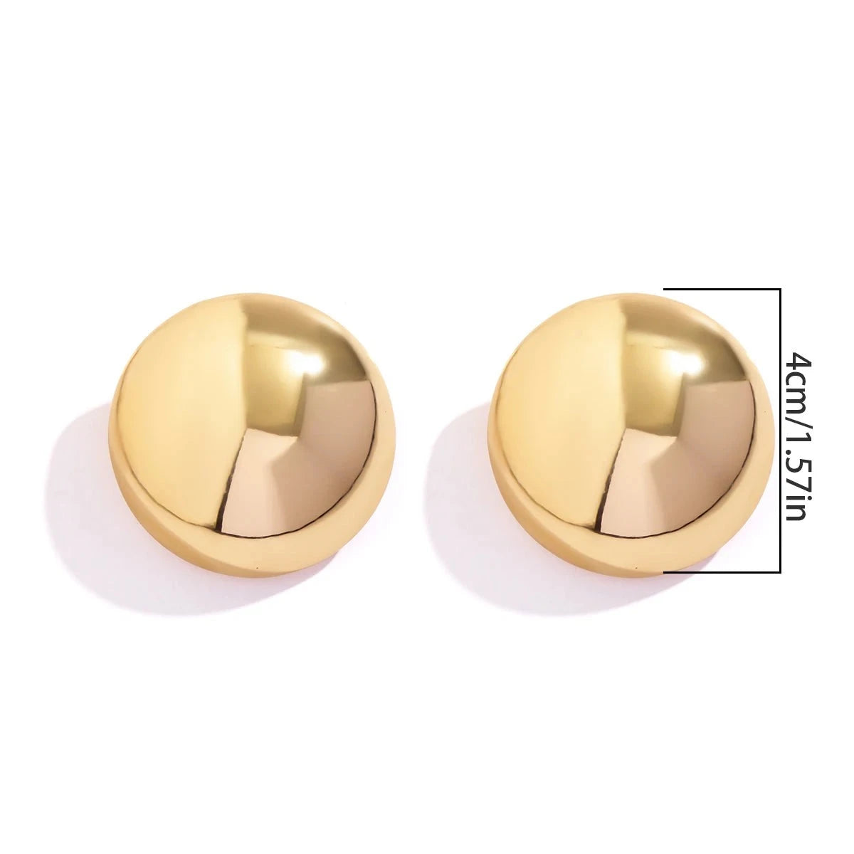 Brincos Studs van onze bol Gleaming - ByFirenzzi