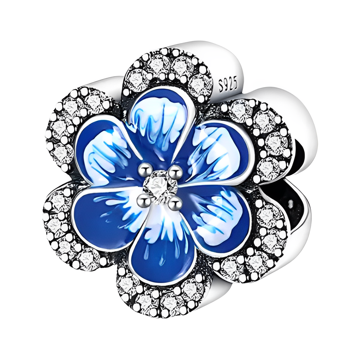 Berloque Bloem Prata 925 - ByFirenzzi