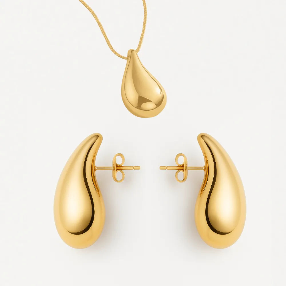 Lacrima oorbellen + cadeau - ByFirenzzi 