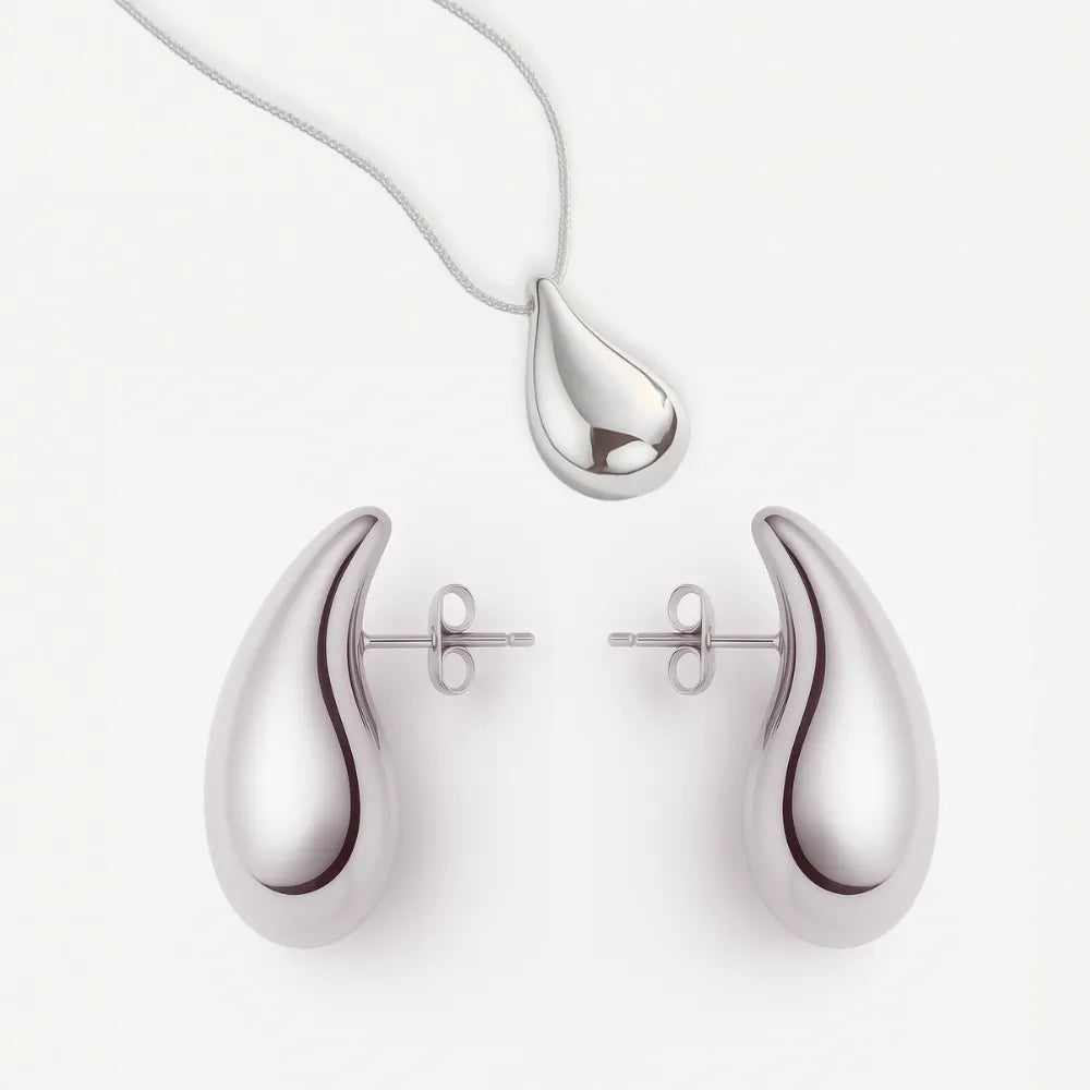 Lacrima oorbellen + cadeau - ByFirenzzi 