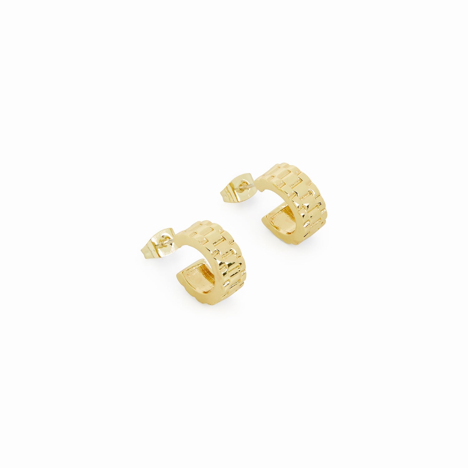 Brincos Argola Mini Bia Banhado a Ouro 18k - ByFirenzzi