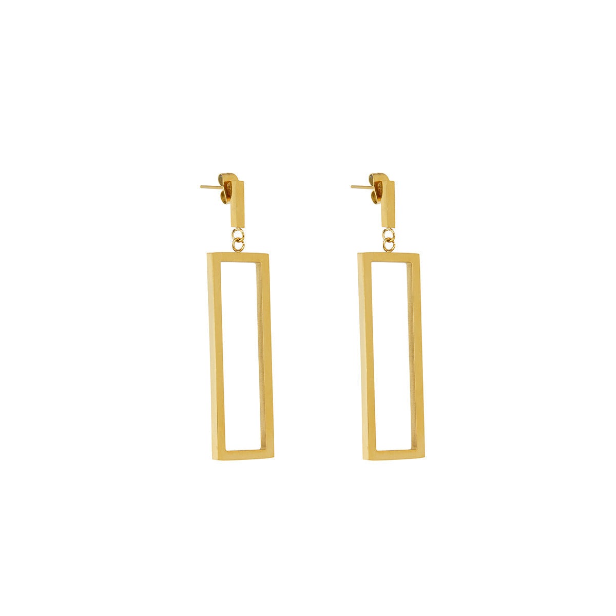 Brincos Minimalista Banhado a Ouro 18k - ByFirenzzi
