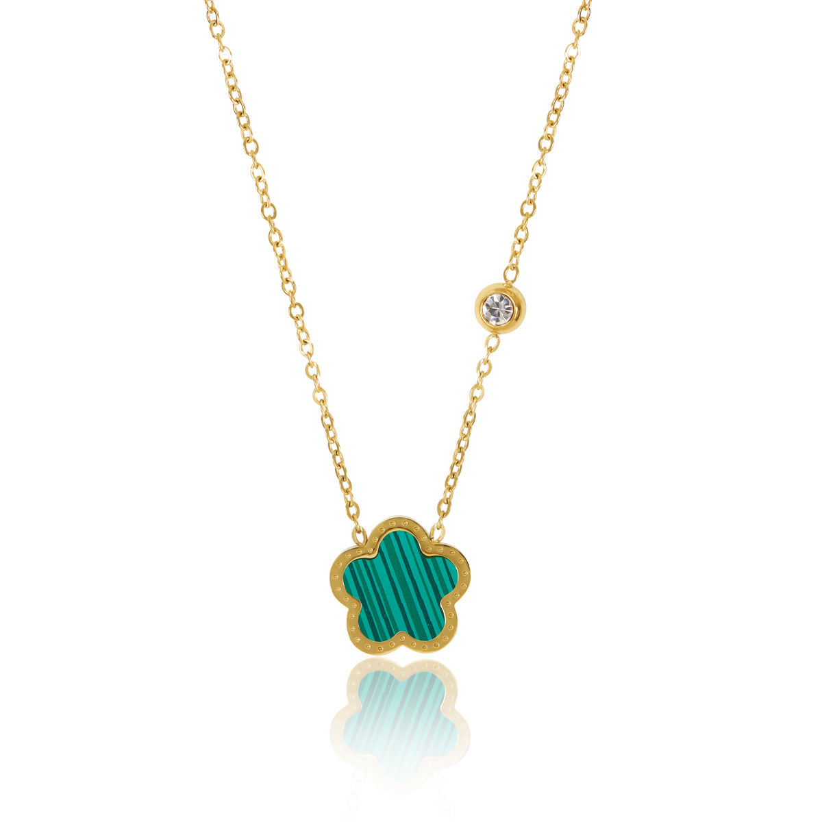 Colar Trevo Banhado a Ouro 18k - ByFirenzzi