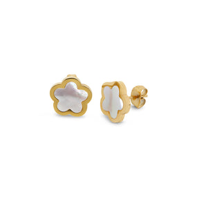 Brincos Trevo Banhado a Ouro 18k - ByFirenzzi