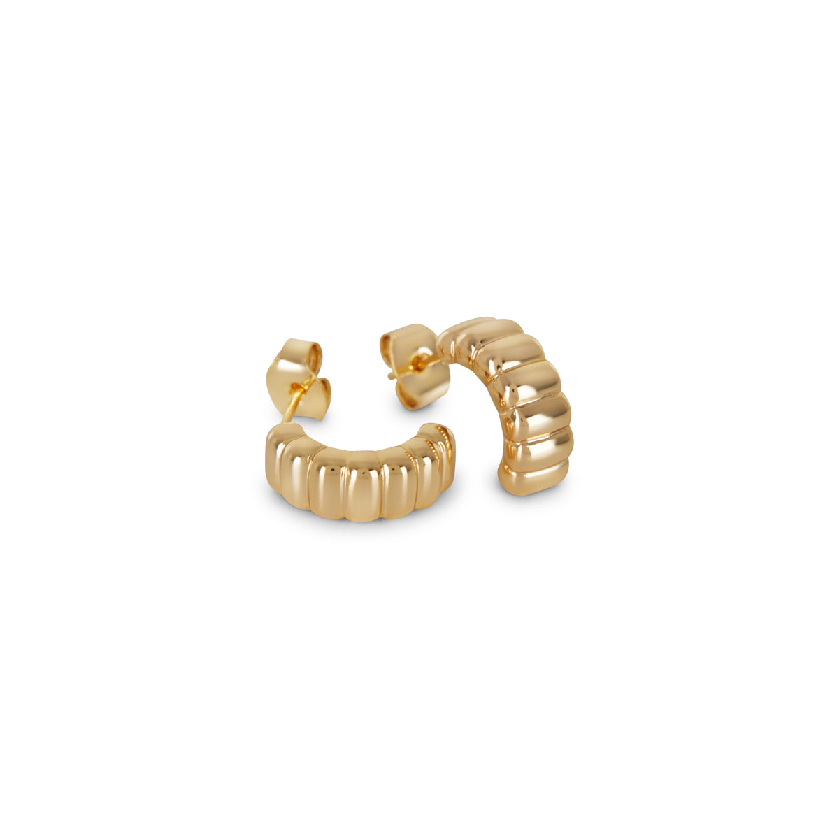 Brincos Argolas Nala Banhado in Ouro 18k - ByFirenzzi