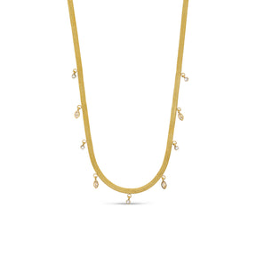Kraag Choker Luz Banhado a Ouro 18k - ByFirenzzi