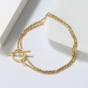 Vicenza 18k vergulde armband – ByFirenzzi