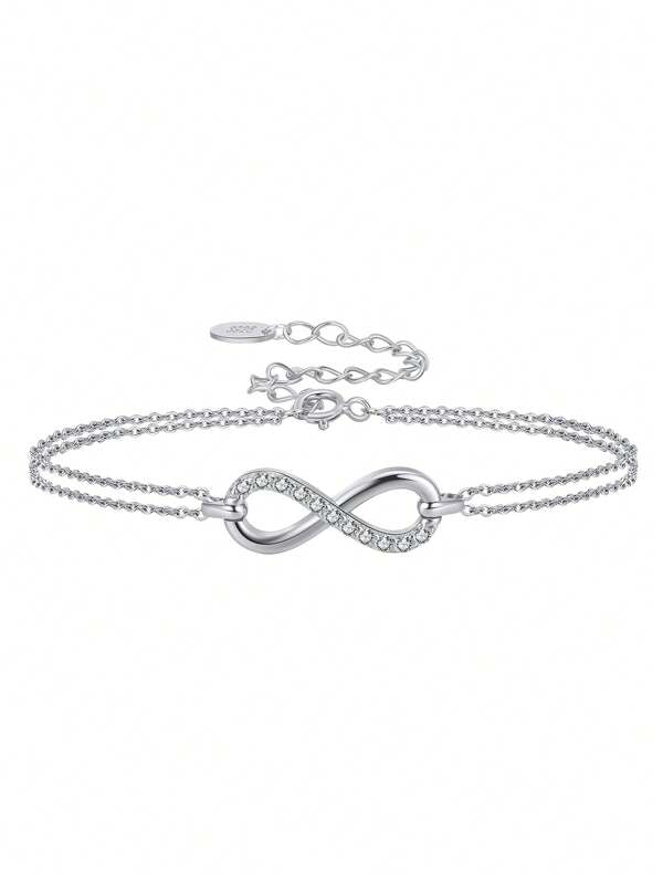 Infinity 925 Sterling Zilveren Armband – ByFirenzzi