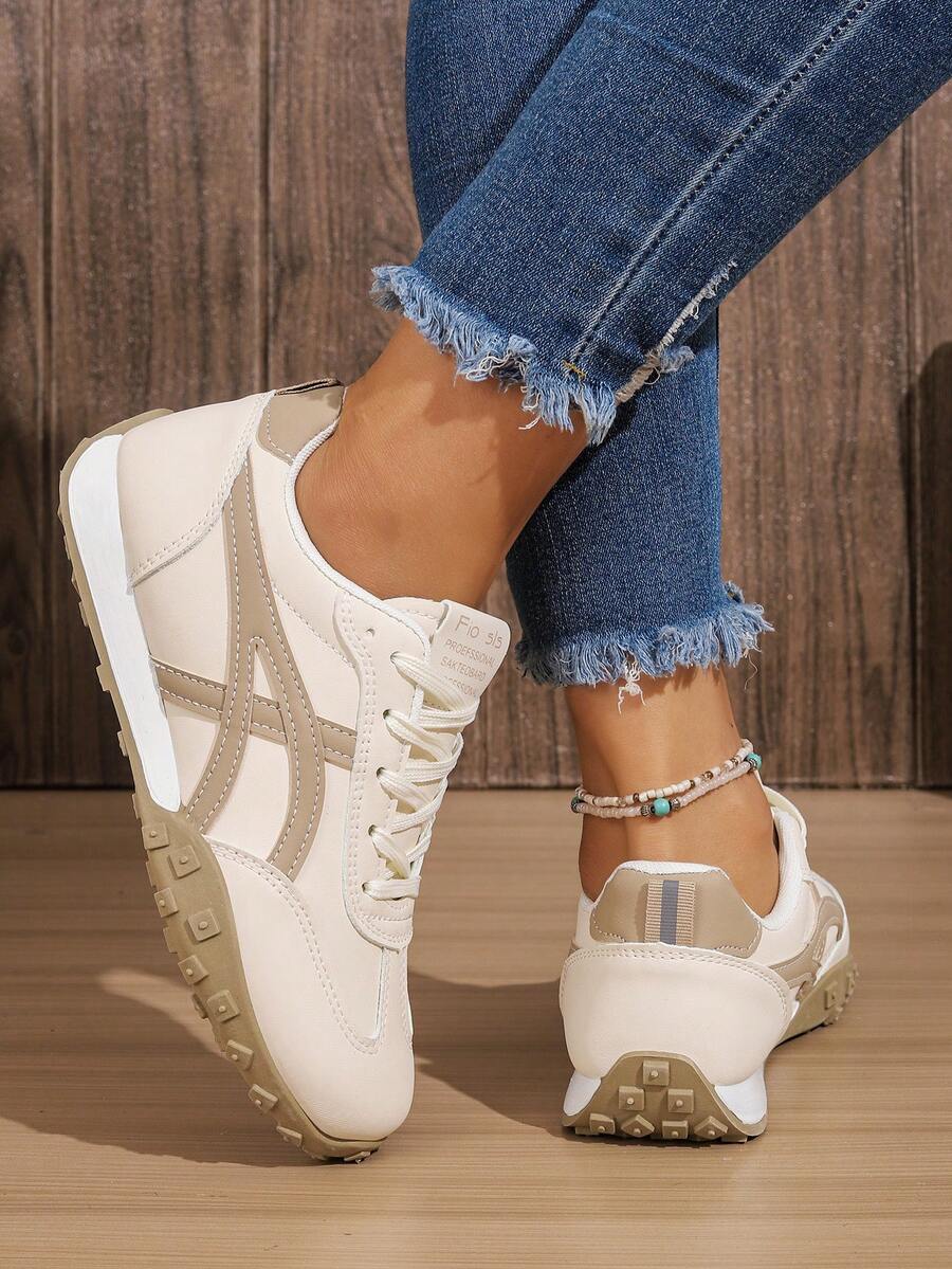 Riverton Court Retro Stripe Gum Sneakers