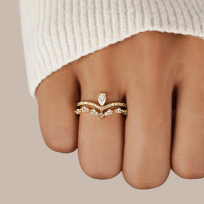 18k vergulde Esmera ring – ByFirenzzi