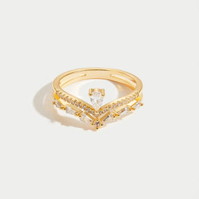 18k vergulde Esmera ring – ByFirenzzi