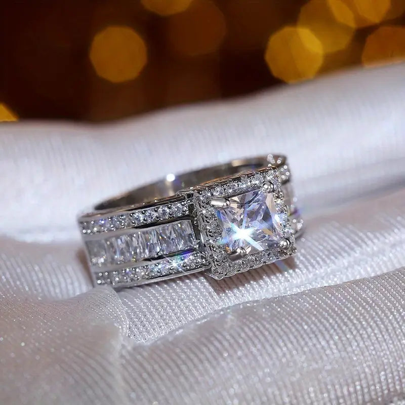 925 Sterling Zilveren Zand Monarchie Ring – ByFirenzzi