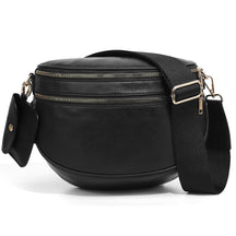 Geruite Crossbody Riemtas voor Dames - Ruime Heuptas voor Moeders & Dagelijks Reizen