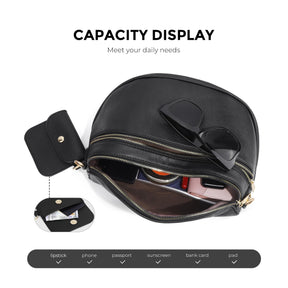 Geruite Crossbody Riemtas voor Dames - Ruime Heuptas voor Moeders & Dagelijks Reizen