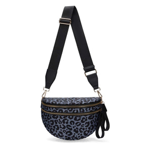 Geruite Crossbody Riemtas voor Dames - Ruime Heuptas voor Moeders & Dagelijks Reizen