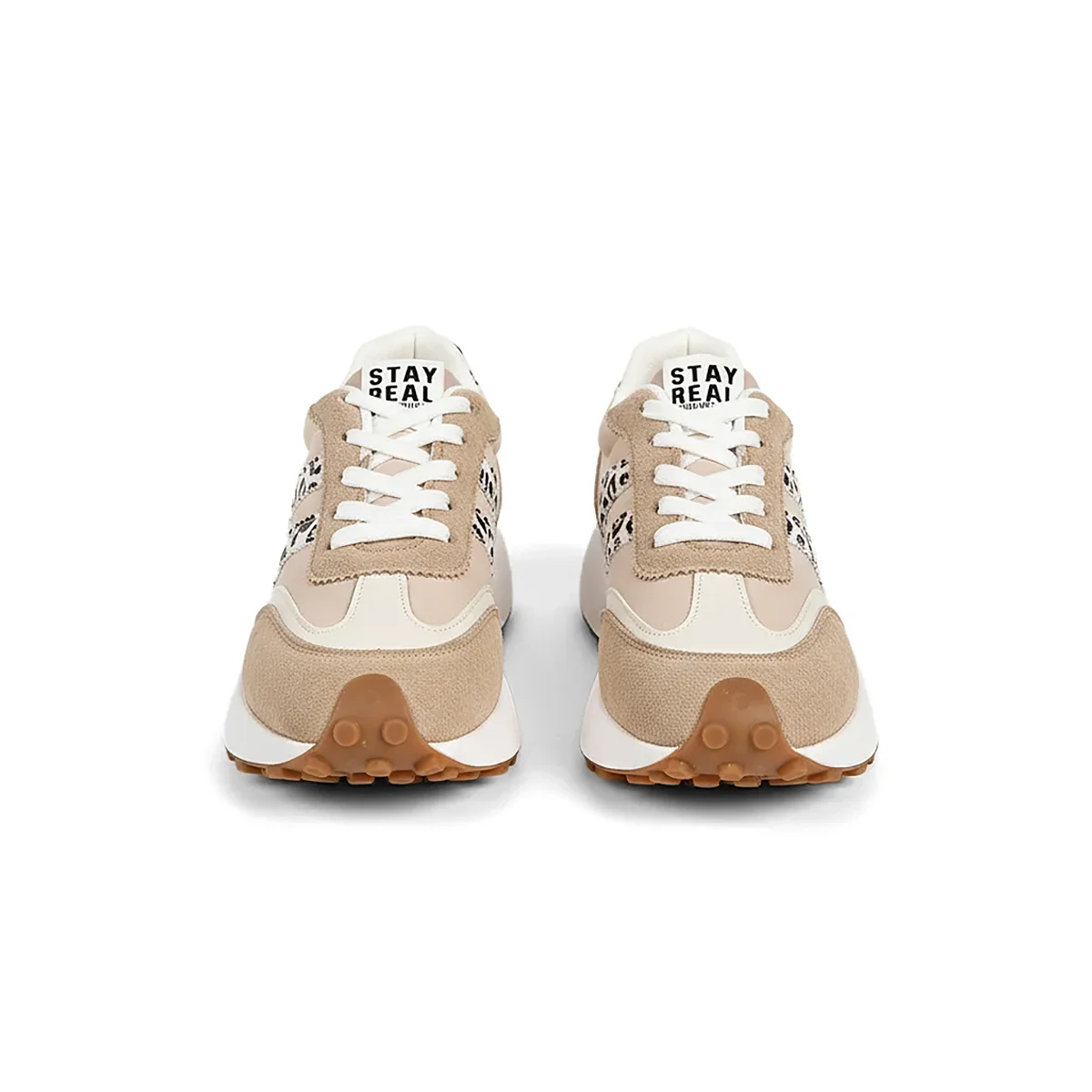 CloudLane Stripe Casual | Luipaardbeige 
