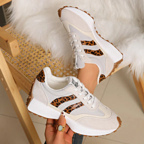 CloudLane Stripe Casual | Luipaardprint Off-White 