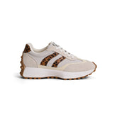 CloudLane Stripe Casual | Luipaardprint Off-White 