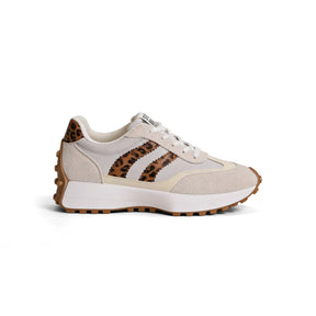CloudLane Stripe Casual | Luipaardprint Off-White 