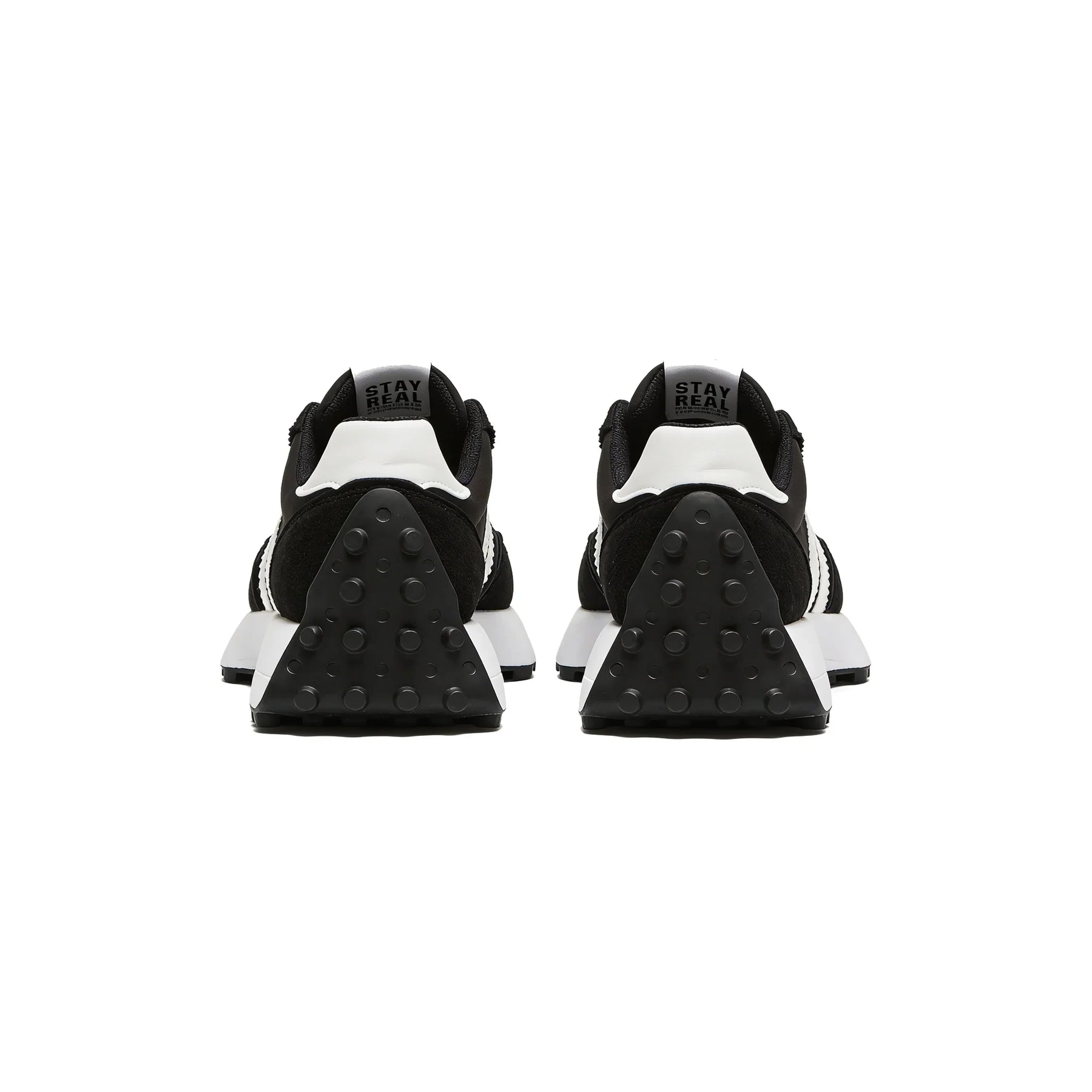 CloudLane gestreepte casual outfit | Zwart 
