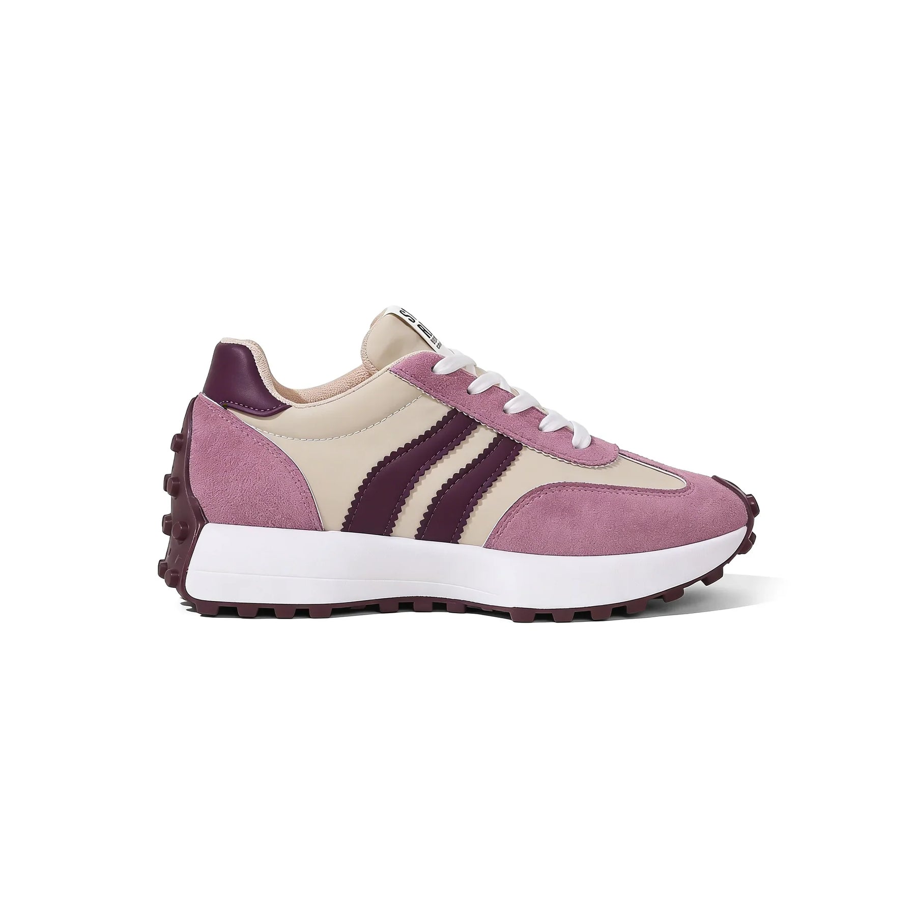 CloudLane gestreepte casual outfit | Roze 