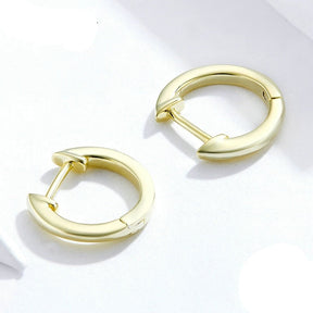 Brinco Argola Basic Banhado a Ouro 18k - ByFirenzzi