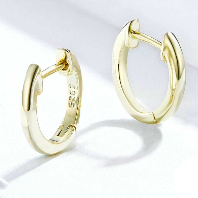 Brinco Argola Basic Banhado a Ouro 18k - ByFirenzzi