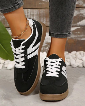 Harbor Court zwarte sneakers met rubberen zool